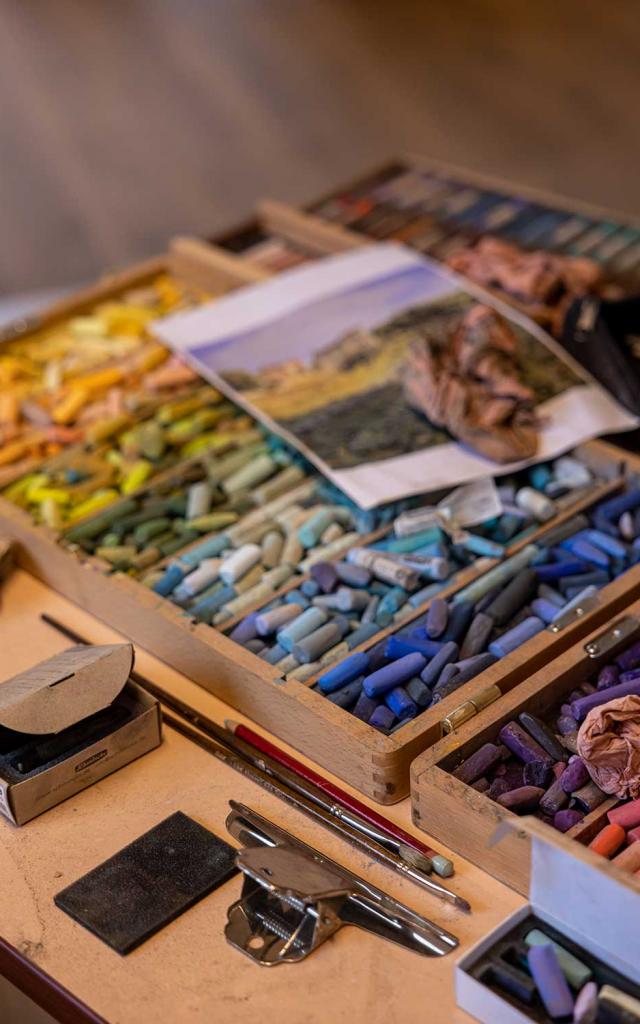 La fabrication du pastel, tout un art ! Dordogne Périgord Tourisme