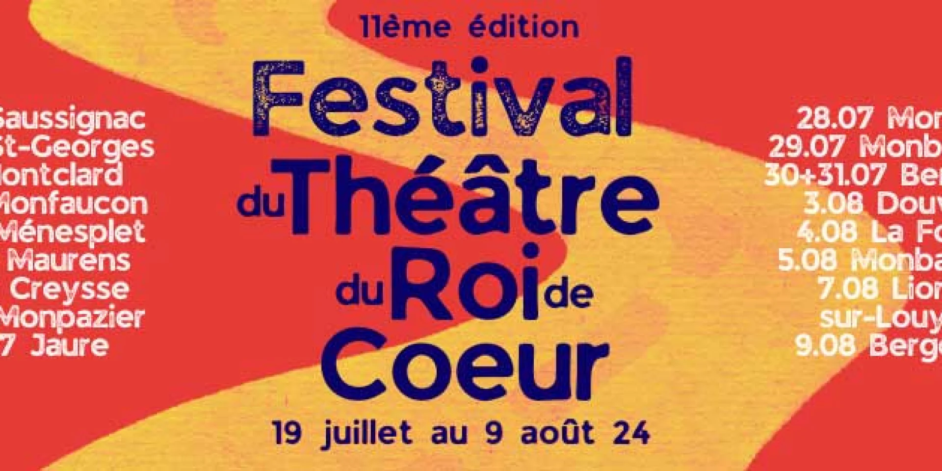 Festival du Théâtre du Roi de Coeur | Dordogne Périgord Tourisme