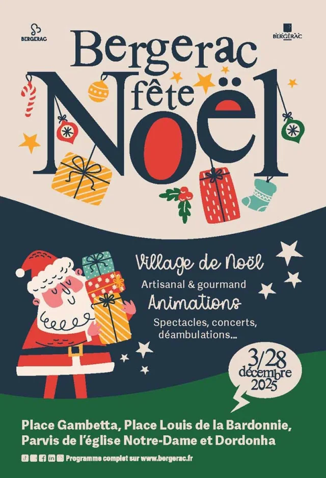 Affiche Noel Bergerac 2025